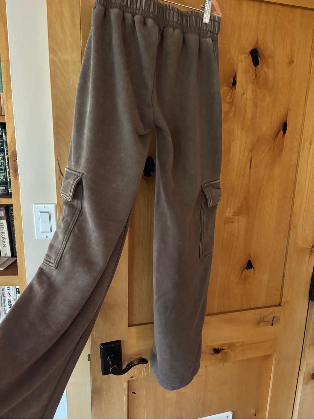 wild fable Brown Cargo sweat pants with Drawstring - Picture 4 of 4